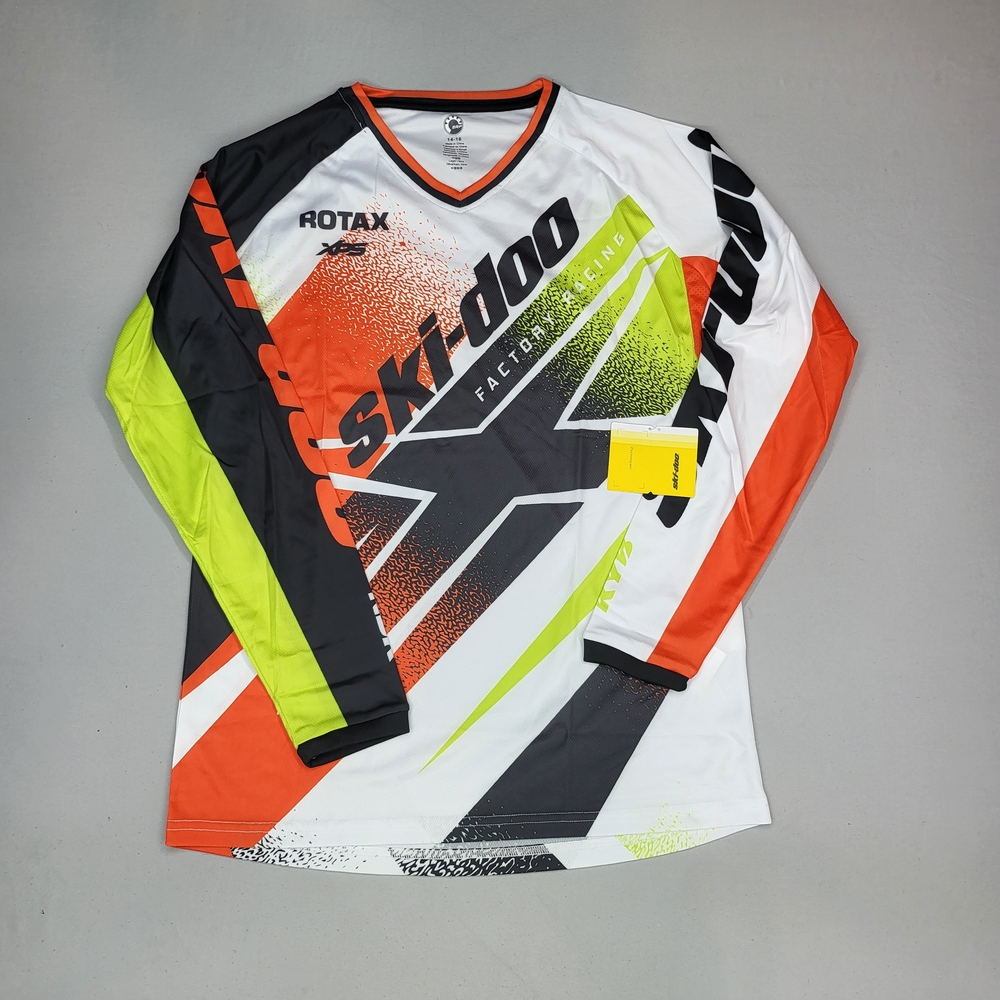 Ski-Doo Youth Emblematic Jersey Orange Neon Fact